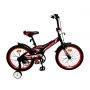 Велосипед BIBI SPACE 20", детский с прист. колесами, 20.SC.SPAC.BL/R black/red 