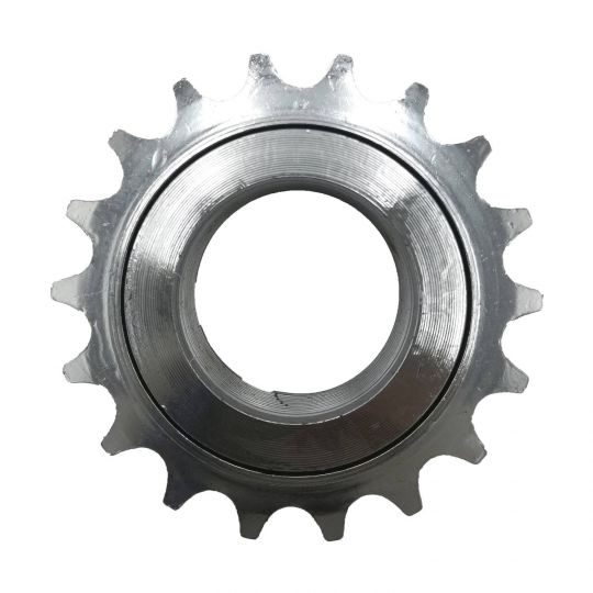 Трещотка 1ск., 5-700138, Singlespeed, 1/2x1/8", 18зуб., резьба BSA, хромир. серебр. 