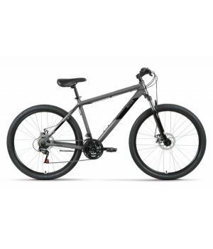 Велосипед AL 27,5 V (27,5" 21 ск. рост. 19") 2022, серый/черный, RBK22AL27218