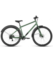 Велосипед FORWARD SPIKE 29 D (29" 8 ск. рост. 18") 2023, зеленый/черный
