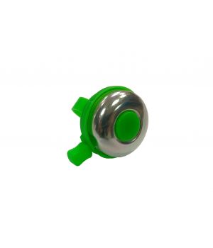 Звонок 00-170711 алюминий/пластик D=50мм серебр.-зеленый