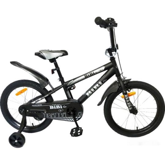 Велосипед детский двухколесный BIBI 18" GO 18.SC.GO.BK0 black 