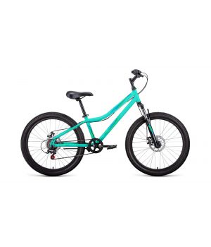 Велосипед FORWARD IRIS 24 2.0 D (24" 6 ск. рост. 12") 2022, мятный/зеленый, RBK22FW24835