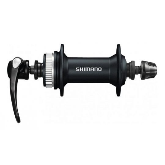 Втулка передняя Shimano Alivio M4050, алюм. 36отв, с эксц., под диск C.Lock, QR 133мм, черная, EHBM4 