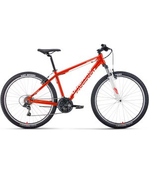 Велосипед FORWARD APACHE 27,5 1.0 CLASSIC (27,5" 21 ск. рост. 15") 2022, красный/белый, RBK22FW27918