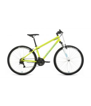 Велосипед FORWARD SPORTING 27,5 1.2 (27,5" 21 ск. рост. 19") 2022, зеленый/бирюзовый, RBK22FW27842