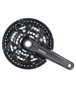 Шатуны Shimano Acera MT300-3, 40/30/22T, 175мм интегр. вал. защ, черн, 9ск. EFCMT3003EX002CL