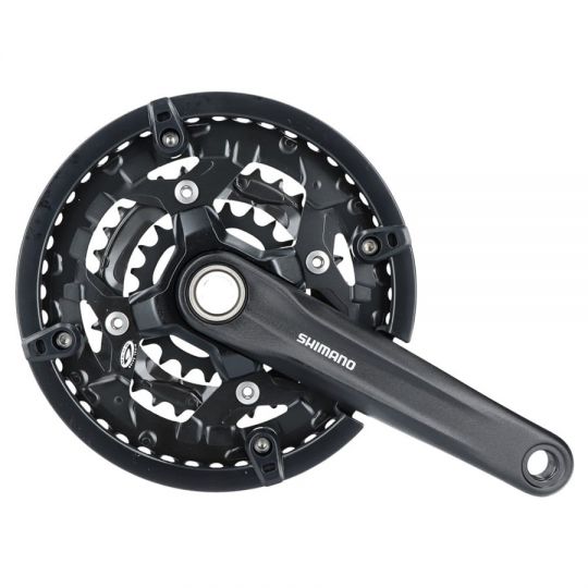 Шатуны Shimano Acera MT300-3, 40/30/22T, 175мм интегр. вал. защ, черн, 9ск. EFCMT3003EX002CL 