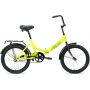 Велосипед ALTAIR CITY 20 (20" 1 ск. рост 14" скл.) 2020-2021, ярко-зеленый/черный, RBKT1YF01004 