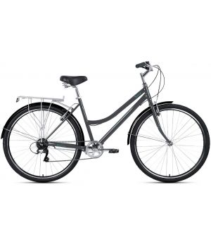 Велосипед FORWARD TALICA 28 2.0 (28" 7 ск. рост. 19") 2022, темно-серый/бирюзовый, RBK22FW28006