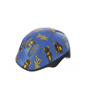 Шлем детский/подростк. 5-734072 с сеточкой 6 отв. 48-52см TEDDY/голубой (10) M-WAVE