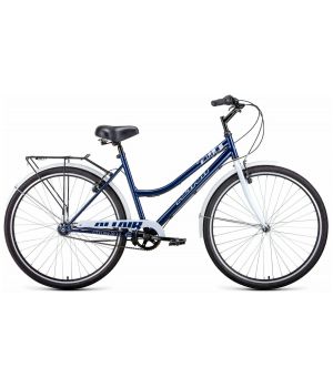 Велосипед ALTAIR CITY 28 low 3.0 (28" 3 ск. рост. 19") 2022, темно-синий/белый, RBK22AL28028