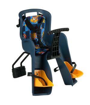 Кресло детское заднее GH-908E синие, с разноцветным текстилем/2-3-2-3/
