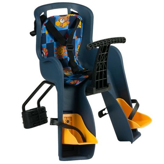 Кресло детское заднее GH-908E синие, с разноцветным текстилем/2-3-2-3/ 