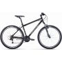 Велосипед FORWARD SPORTING 27,5 1.0 (27,5" 21 ск. рост. 19") 2022, черный/серебристый, RBK22FW27836 