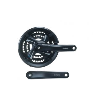 Шатуны Shimano Tourney FC-TX801, 48х38х28T, 170мм, 7-8ск, CHAIN CASE COM