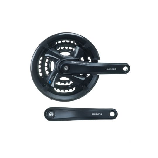 Шатуны Shimano Tourney FC-TX801, 48х38х28T, 170мм, 7-8ск, CHAIN CASE COM 