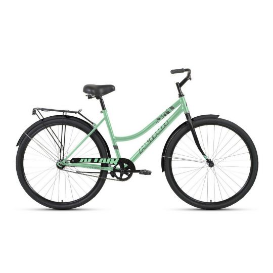 Велосипед ALTAIR CITY 28 low (28" 1 ск. рост 19") 2020-2021, мятный/черный, RBKT1YN81011 