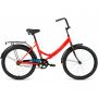 Велосипед ALTAIR CITY 24 (24" 1 ск. рост. 16" скл.) 2020-2021, красный/голубой, RBKT1YF41007 