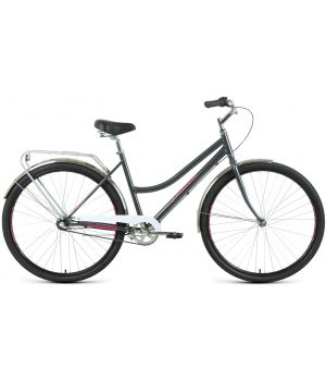 Велосипед FORWARD TALICA 28 3.0 (28" 3 ск. рост. 19") 2020-2021, темно-серый/розовый, RBKW1C183006