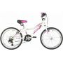 Велосипед NOVATRACK 20" ALICE белый,  стальная рама, 6 скор., Shimano TY21/Microshift TS38, V- brake 