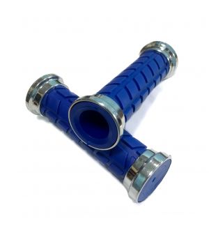 Ручка руля вело декор. SR31-01 синие (Китай)
