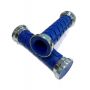 Ручка руля вело декор. SR31-01 синие (Китай) 
