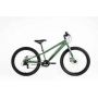Велосипед FORWARD SPIKE 24 D (24" 7 ск. рост. 11") 2023, зеленый/черный 