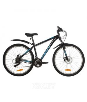 Велосипед FOXX 27.5" ATLANTIC D черный, алюминий, размер 16"