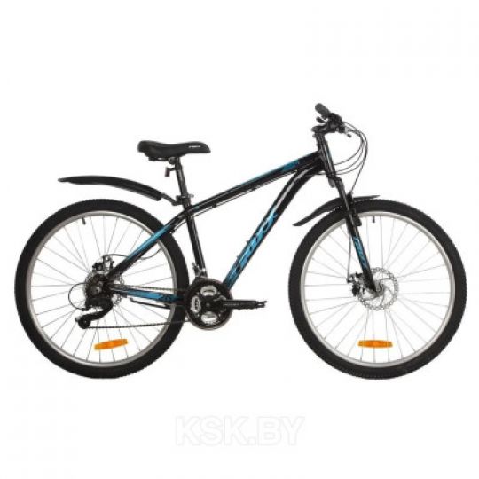 Велосипед FOXX 27.5" ATLANTIC D черный, алюминий, размер 16" 