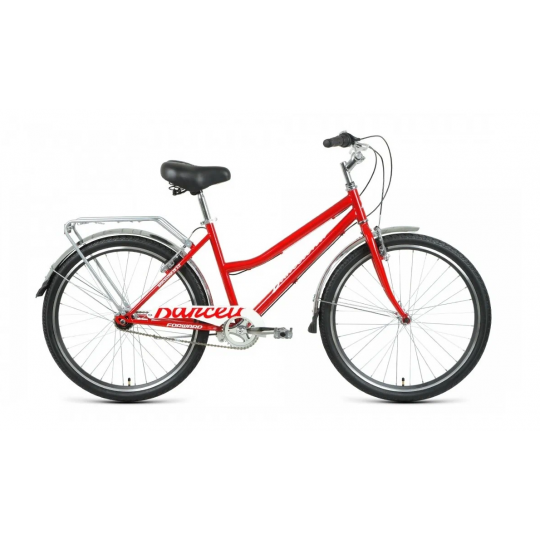 Велосипед FORWARD BARCELONA 26 3.0 (26" 3 ск. рост. 17") 2020-2021, красный/белый, RBKW1C163004 