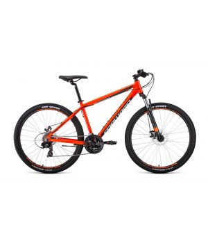 Велосипед FORWARD APACHE 27,5 2.0 disc алюм. (27,5" 21ск рост 19&#039;&#039;) оранжевый / черный, RBKW0M67Q034