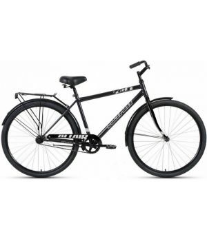 Велосипед ALTAIR CITY HIGH 28 (28" 1 ск. рост. 19") 2023, темно-серый/серебристый, RB3C8100EDGYXSR