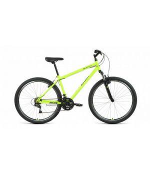 Велосипед ALTAIR MTB HT 27,5 1.0 (27,5" 21 ск. рост. 19") 2020-2021, ярко-зеленый/черный, RBKT1MN7Q0