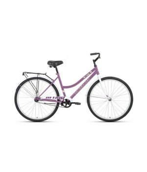 Велосипед ALTAIR CITY LOW 28 (28" 1 ск. рост. 19") 2023, фиолетовый/белый