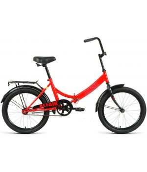 Велосипед ALTAIR CITY 20 (20" 1 ск. рост. 14" скл.) 2022, красный/голубой, RBK22AL20006