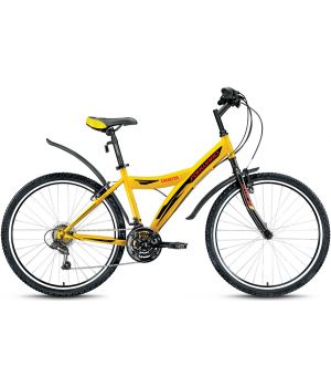 Велосипед FORWARD DAKOTA 26 1.0 (26" 18ск) желтый  RBKW8MN6P006