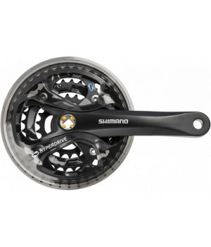 Шатуны Shimano Acera FC-M361, 42/32/22T, 175мм, черн, защ, кв, EFCM361E222CL