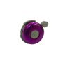 Звонок 00-170734 сталь/пластик H-017С D=53мм серо-фиолет глянц. 