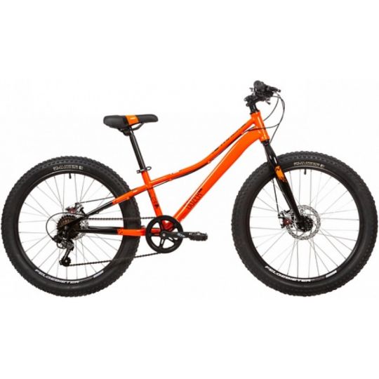 Велосипед NOVATRACK DOZER STD 24 оранжевый, сталь. рама 12", 6 скор., Shimano TY21/Microshift TS3 