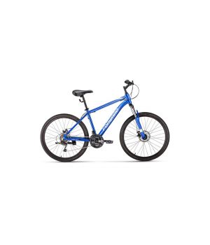 Велосипед FORWARD HARDI 26 2.0 D FR (26" 21 ск. рост. 18") 2023, синий/бежевый