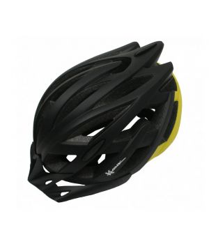 Шлем, KLONK, MTB, M/L, черный/желтый, 12016