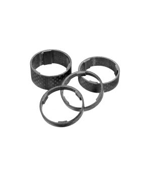 Проставочные кольца CUBE, карбон, код 10400