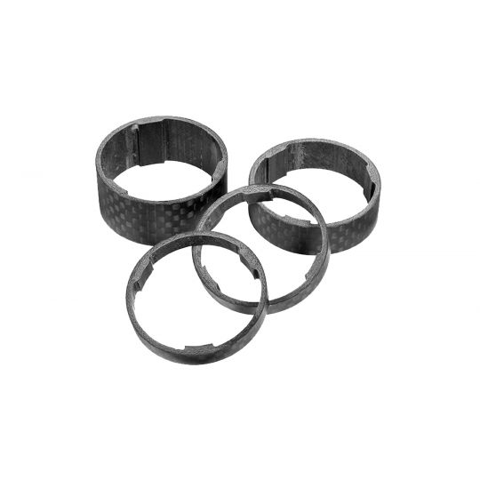 Проставочные кольца CUBE, карбон, код 10400 