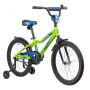 Велосипед NOVATRACK 20" CRON, зеленый, алюм.рама, тормоз нож, короткие крылья, нет багажника 