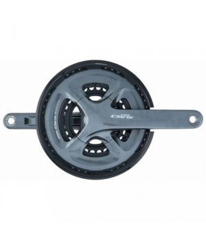 Шатуны Shimano Claris R2030, 50/39/30T, 175мм, интегр.вал, 8ск., с защит. EFCR2030EX090C