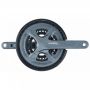 Шатуны Shimano Claris R2030, 50/39/30T, 175мм, интегр.вал, 8ск., с защит. EFCR2030EX090C 