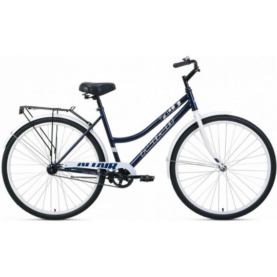 Велосипед ALTAIR CITY LOW 28 (28" 1 ск. рост. 19") 2023, темно-синий/белый, RB3C8100FDBUXWH 
