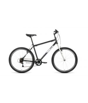 Велосипед ALTAIR MTB HT 26 1.0 (26" 7 ск. рост. 17") 2022, черный/серый, RBK22AL26098
