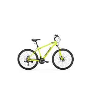 Велосипед FORWARD HARDI 26 2.0 D FR (26" 21 ск. рост. 18") 2023, ярко-желтый/черный